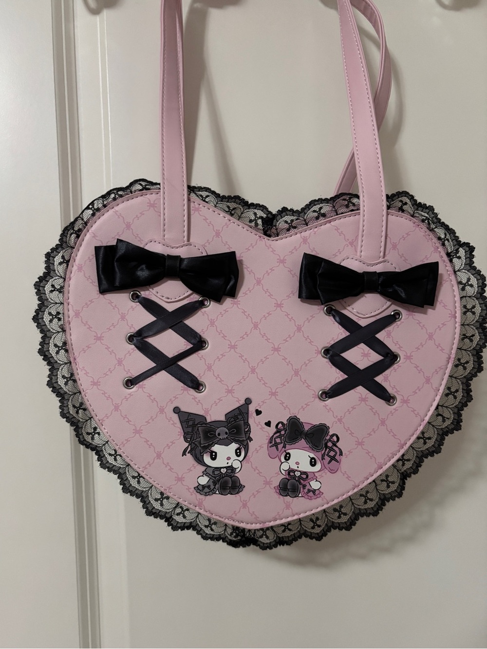 🖤💖My Melody & Kuromi Pink & Black Bag💖🖤